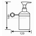 Badezimmer-Glas-Flüssigseifenhalter-Wand montiert